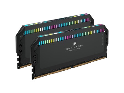 32 GB (2x16GB) DDR5-5600 Corsair Dominator Platinum RGB CL36 - Svart#1