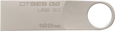 128 GB Kingston DataTraveler SE9 G2, USB 3.0, metallhölje