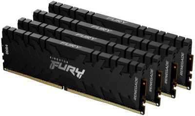 128 GB (4x32GB) DDR4-3200 Kingston FURY Renegade CL16 - Svart