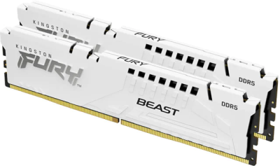 64 GB (2x32GB) DDR5-5200 Kingston FURY Beast White CL36, AMD EXPO - Vit