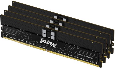 128 GB (4x32GB) DDR5-6400 Kingston FURY Renegade Pro CL32 ECC REG, AMD EXPO