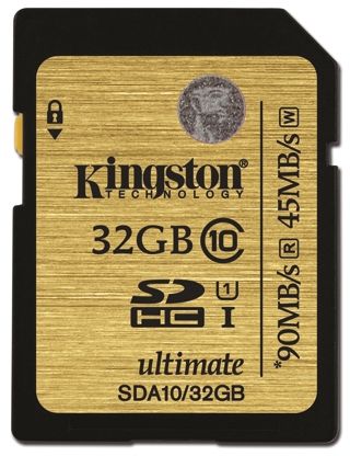 32 GB SDHC Kingston Ultimate, Class 10, UHS-I