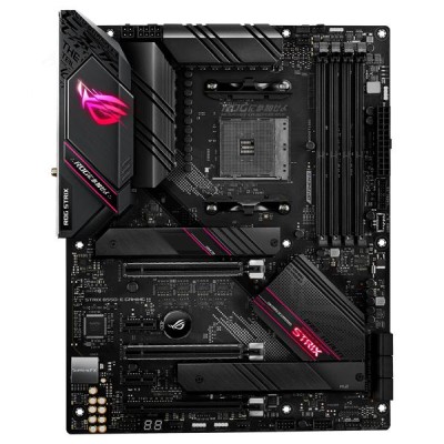 Asus ROG STRIX B550-E GAMING, AMD Socket AM4, B550, ATX, 4xDDR4, 3xPCI Express, SLI/CrossFireX, 2xM.2 + SATA RAID, HDMI/DP, ROG Supreme 7.1-ljud, 2.5Gbe LAN, WiFi 6, Bluetooth, Aura Sync RGB#2