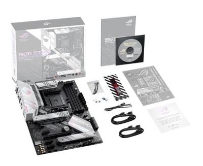 Asus ROG STRIX B550-A GAMING, AMD Socket AM4, B550, ATX, 4xDDR4, 2xPCI Express, CrossFireX, M.2 + SATA3 RAID, HDMI/DP, ROG SupremeFX 7.1-ljud, USB-C, 2.5Gbe LAN, Aura Sync RGB#1