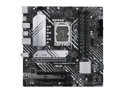 Asus Prime B660M-A D4, Intel LGA1700, PCI Express, MicroATX, 4xDDR4, 2xM.2 + SATA3, 2xHDMI/DP, USB-C, GigaLAN, Aura Sync RGB#2