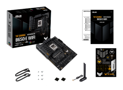 Asus TUF GAMING B650-E WIFI, AMD AM5, ATX, 4xDDR5, 2xPCI Express, 3xM.2 + SATA3 RAID, HDMI/DP, USB-C, 2.5Gbe LAN, WiFi 6E, Bluetooth 5.3, Aura Sync RGB#2