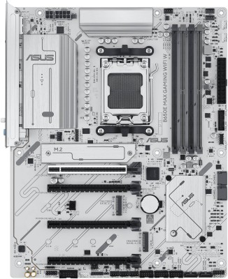 Asus B650E MAX GAMING WIFI WHITE, AMD AM5, ATX, 4xDDR5, 3xPCI Express, 3xM.2 + SATA3 RAID, HDMI/DP, USB-C, 2.5Gbe LAN, WiFi 6E, Bluetooth 5.3, Aura Sync RGB