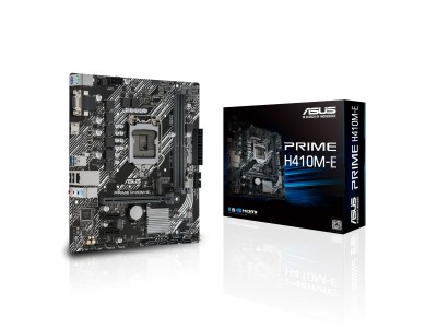 Asus Prime H410M-E, Intel LGA1200, H410, PCI Express, MicroATX, 2xDDR4, M.2 + SATA3, VGA/HDMI, USB 3.2, 7.1 audio, GigaLAN#1