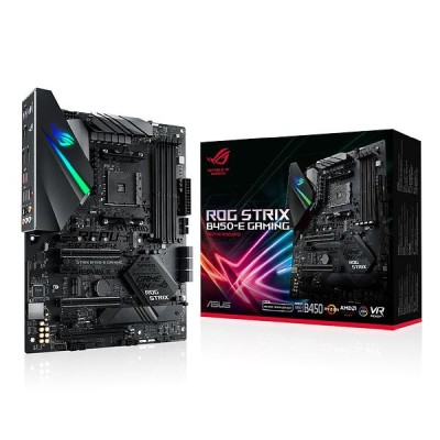 Asus ROG STRIX B450-E GAMING, AMD Socket AM4, B450, ATX, 4xDDR4, 3xPCI Express, CrossFireX, GigaLAN, WiFi 5#1
