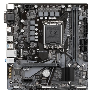 Gigabyte H610M H V2 DDR4, Intel LGA1700, PCI Express, MicroATX, 2xDDR4, M.2 + SATA3, VGA/HDMI, USB 3.2, GigaLAN