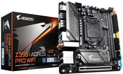 Gigabyte Z390 I AORUS Pro WiFi, Intel LGA1151, Z390, Mini-ITX, HDMI/DP. 7.1 audio, GigaLAN, WiFi 5, Bluetooth
