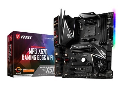 MSI MPG X570 GAMING EDGE WIFI, AMD Socket AM4, X570, ATX, 2xPCIe 4.0, 4xDDR4, 2xM.2, USB 3.2, WiFi 5, Bluetooth