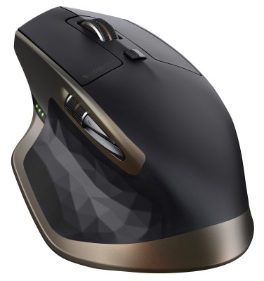 Logitech MX Master Wireless Mouse, RF/Bluetooth, 1000 dpi - Svart