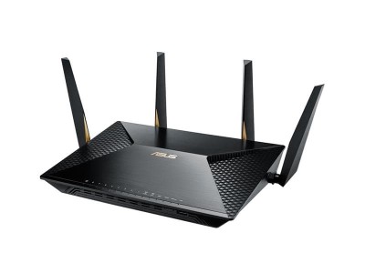 Trådlös router Asus BRT-AC828 Dual-WAN and Dual Band Wireless AC2600 med 8-port Gigabit switch, M.2#1