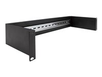 Delock 19? DIN rail Panel 2U black
