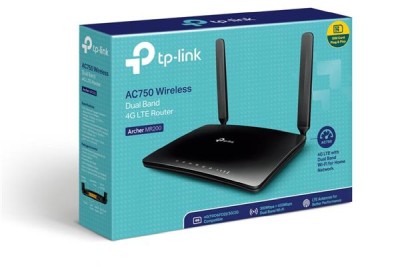 Trådlös 4G-router TP-Link Archer MR200, Wireless AC750 Dual Band, SIM-kort - Svart#5