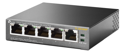 TP-Link TL-SG1005P, 5-port, Gigabit, 4xPoE, 56W, 802.11af