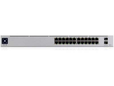 Ubiquiti Networks UniFi USW-Pro-24-POE, 24-port Gigabit med 16xPoE+ och 8xPoE++, 2 SFP, 400W
