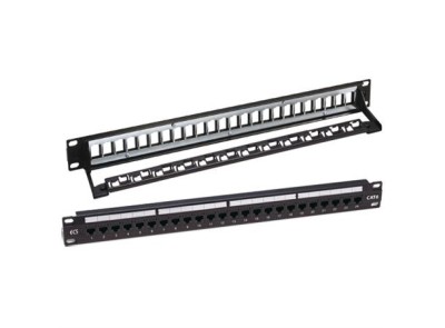 ECS panel 24 obestyckad för keystonejack