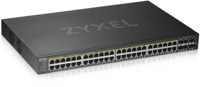 ZyXEL GS1920-48HPv2, 44xGigabit RJ45 PoE + 4xGigabit Combo SFP/RJ45 PoE + 2xSFP, 375W PoE, Standalone/Nebula