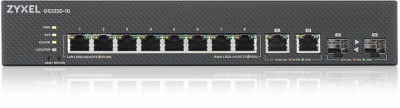 Zyxel GS2220-10, 8-Port Gigabit, 2x1GbE RJ45/SFP, Standalone/Nebula#2