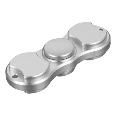 Fidget Alloy Single Hand Spinner MATTE SILVER