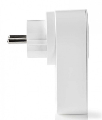 Wi-Fi Smart Plug Nedis SmartLife, med strömövervakning, stöd för Google Home/Amazon Alexa - Vit, DEMOEX#2