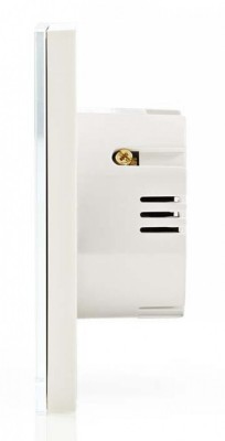 Wi-Fi Smart Dual Wall Switch Nedis SmartLife, styr belysning, stöd för Google Home/Amazon Alexa - Vit, DEMOEX#2