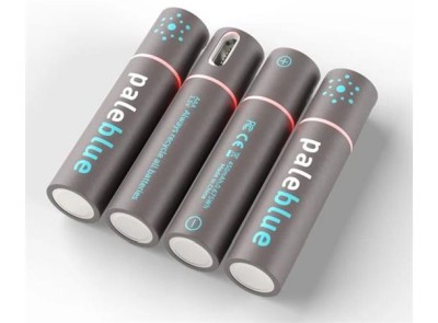 Pale Blue Li-Ion Rechargeabl AAA Battery#3