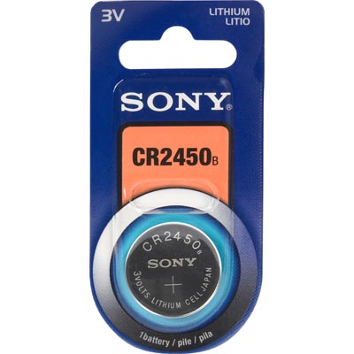 Batteri Sony 3V, CR2450, Lithium knappcell