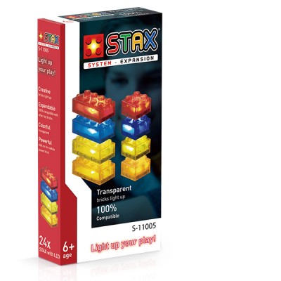 Light Stax Expansion, 24-pack med LED, kompatibel med LEGO