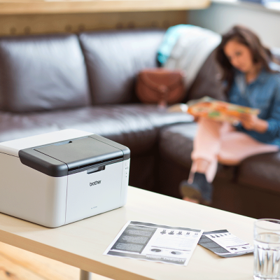 Brother HL-1210W "All in box", 2400x600 dpi, 20 ppm, USB/WiFi, 3 års garanti, inkl. 5 toners#2