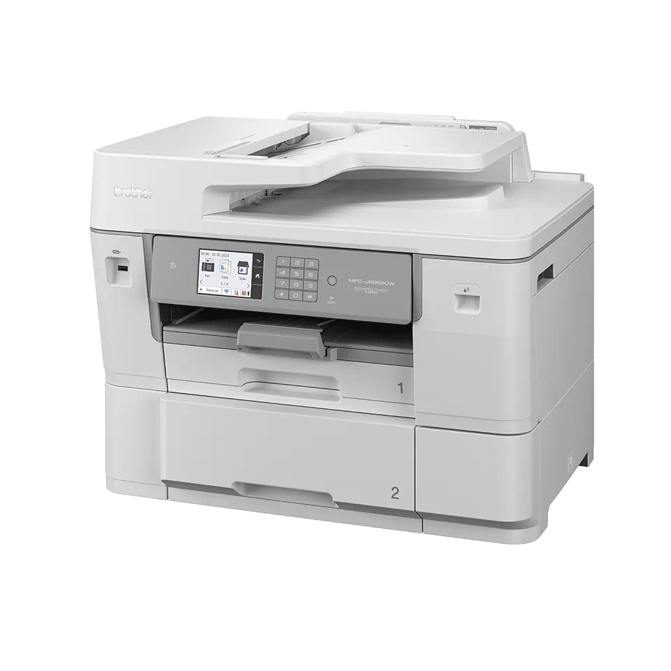 Brother MFC-J6959DW, A3 skrivare + scanner + kopiator + fax, 30/30 ppm ISO, 1200x2400 dpi scanner, display, duplex, AirPrint, USB/LAN/WiFi/NFC, 2 pappersfack, skär rullpapper