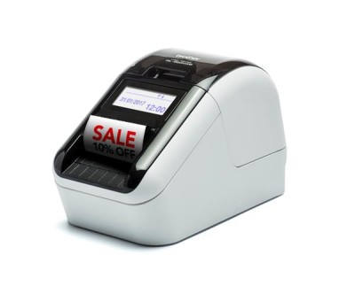 Brother QL-820NWB, 300x600 dpi, svart/röd text, direkttermo, 62mm rulle, AirPrint, USB/LAN/WiFi/Bluetooth