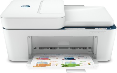 HP Deskjet Plus 4130, skrivare + scanner + kopiator + fax, 8,5/5,5 ppm ISO, 1200 dpi scanner, AirPrint, USB/WiFi