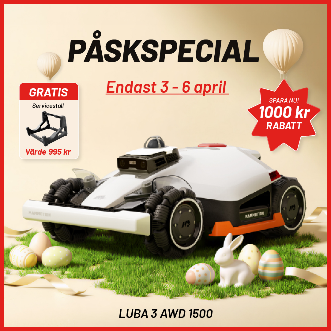 Mammotion Luba 3 AWD 1500 Robotgräsklippare (2026)