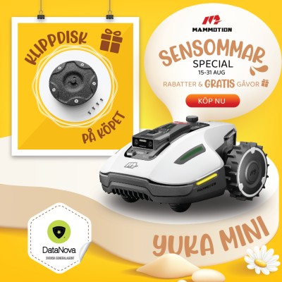 YUKA mini 600 (2025) - Extra klipptallrik på köpet!