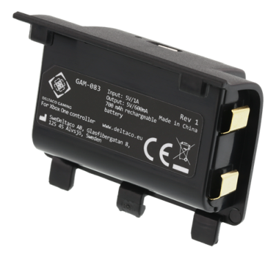 DELTACo GAMING trådlös Qi-receiver med inbyggt batteri till Xbox one k#7