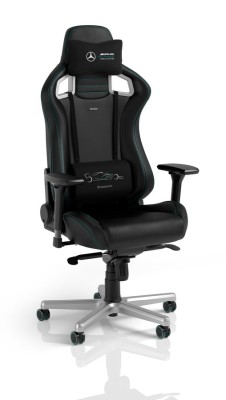noblechairs EPIC Gaming Chair - Mercedes-AMG Petronas Formula One Team 2021 Edition