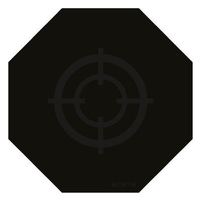 NORTH Pro Gaming golvmatta, 100x100cm - Svart