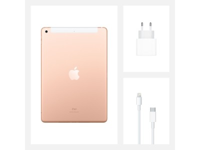 Apple iPad (2020) 10,2 tum Wi-Fi + Cellular 32 GB - Guld#4