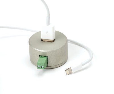 Strömpuck, Basalte, 12-24V - Aluminium