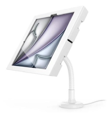 Bordsfäste Compulocks iPad Counter Stand with Gooseneck, till iPad Air 13-tum M2/M3, låsbart - Vit#1