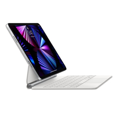 Apple Magic Keyboard till iPad Pro 11 tum (1/2/3/4:e gen) och iPad Air (4/5:e gen), svenskt - Vit#4