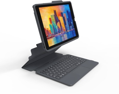 Zagg Pro Keys med Trackpad till iPad 10,2 tum (Gen. 7/8/9), Bluetooth, bakbelyst, nordiskt - Svart#2