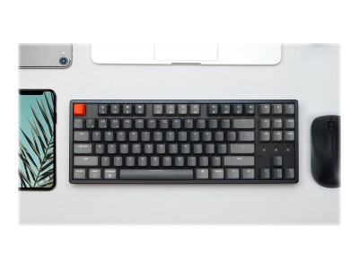 Keychron K8 Wireless RGB Aluminium Gateron Red Switch, nordiskt