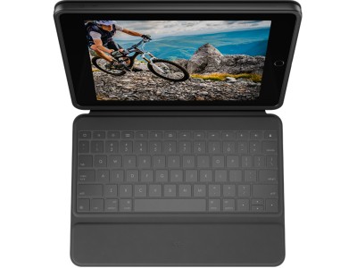 Logitech Rugged Folio, iPad Gen. 7:e/8:e, nordiskt - Grafitgrå#2