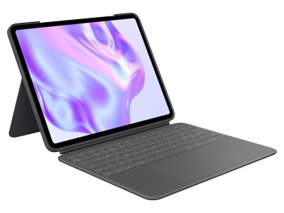 Logitech Combo Touch till iPad Pro 13-tum M4, bakbelyst tangentbord med styrplatta, nordiskt - Grafit#1