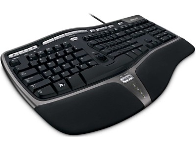 Microsoft Natural Ergonomic Keyboard 4000, USB, nordiskt - Svart#1