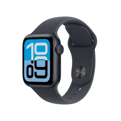 Apple Watch SE 3 GPS + Cellular 40mm Midnatt Aluminiumboett med Midnatt Sportband - S/M